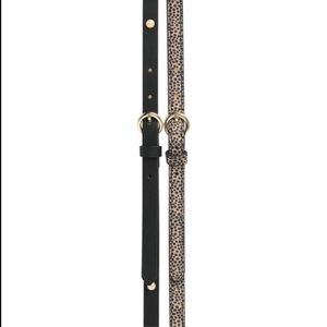 LINEA PELLE 2 for 1 Skinny Belts